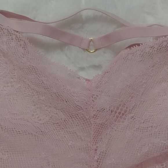 NWOT XL Vintage Victoria's Secret Very Sexy Cheeky Pink/Red Strappy Detail - Picture 6 of 17